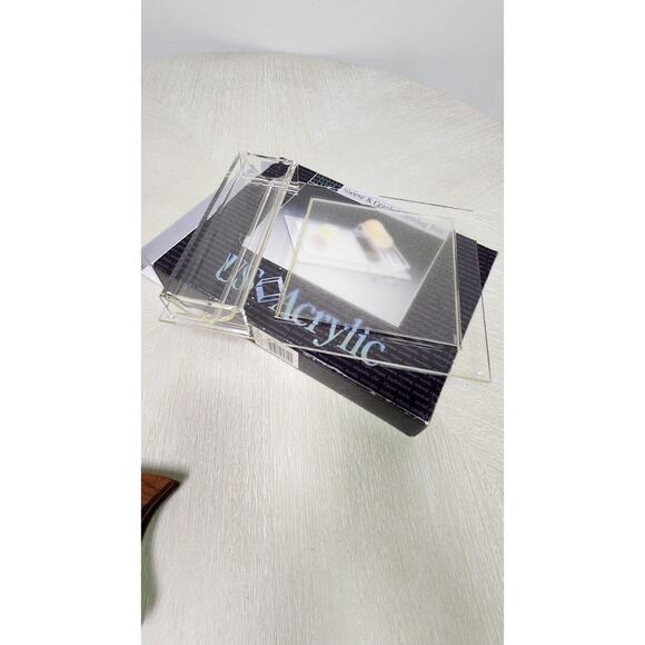 Cheese & Cracker Serving tray Holder Fancy U.S. Acrylic 1993 - Picture 2 of 7